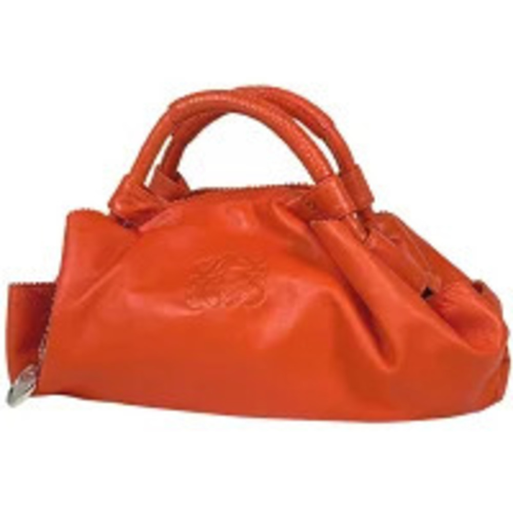 Loewe Nappa Aire Anagram Handbag Leather Orange